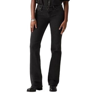 NWT Levi’s Super Low Bootcut Black Jeans Women’s Size 28